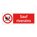 Sauf riverains