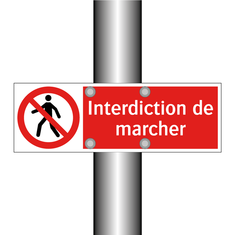 Interdiction de marcher