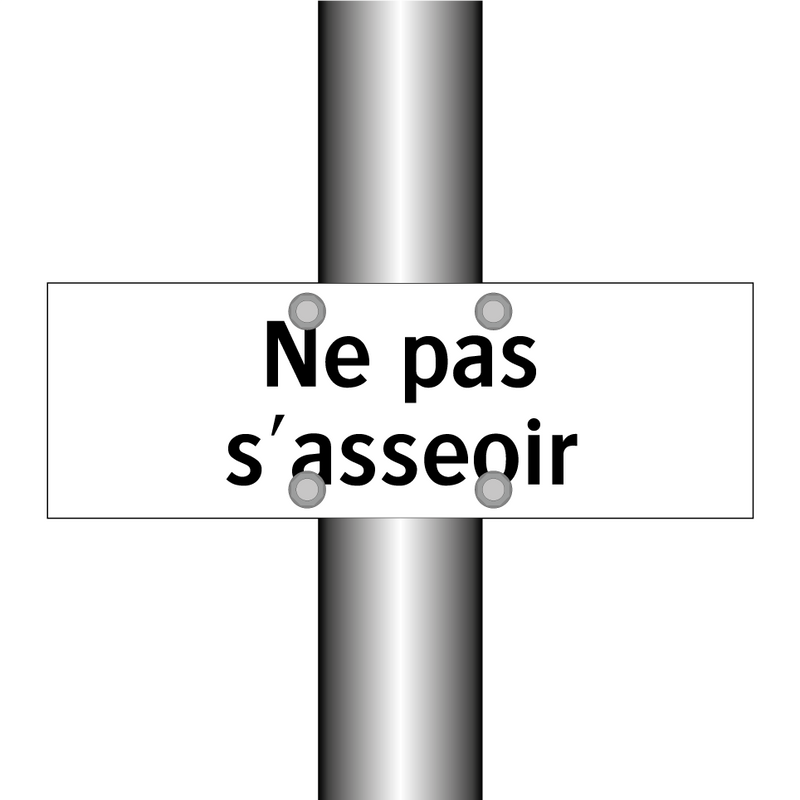 Ne pas s'asseoir