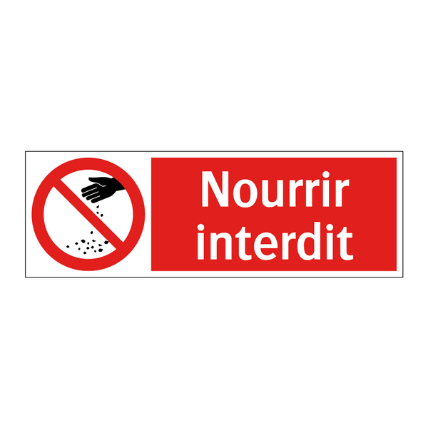Nourrir interdit
