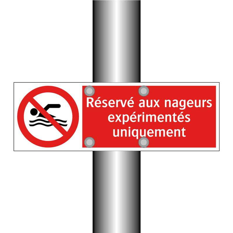 Réservé aux nageurs expérimentés uniquement
