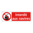 Interdit aux navires