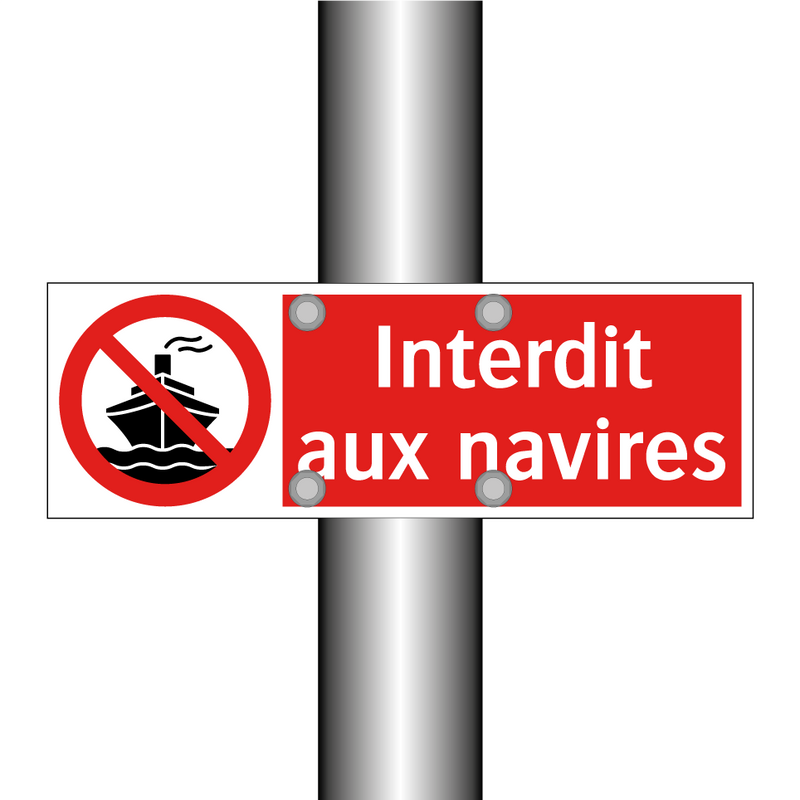 Interdit aux navires