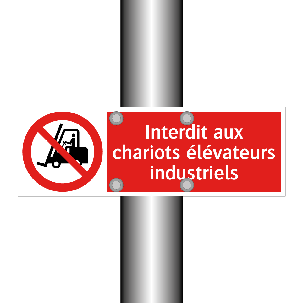 Interdit aux chariots élévateurs industriels