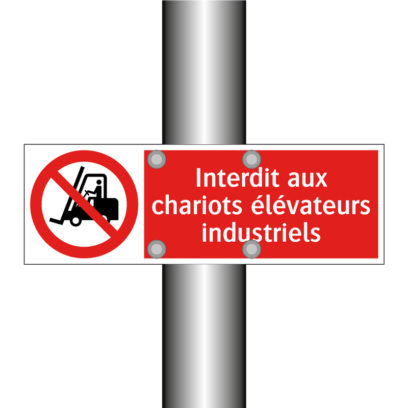 Interdit aux chariots élévateurs industriels