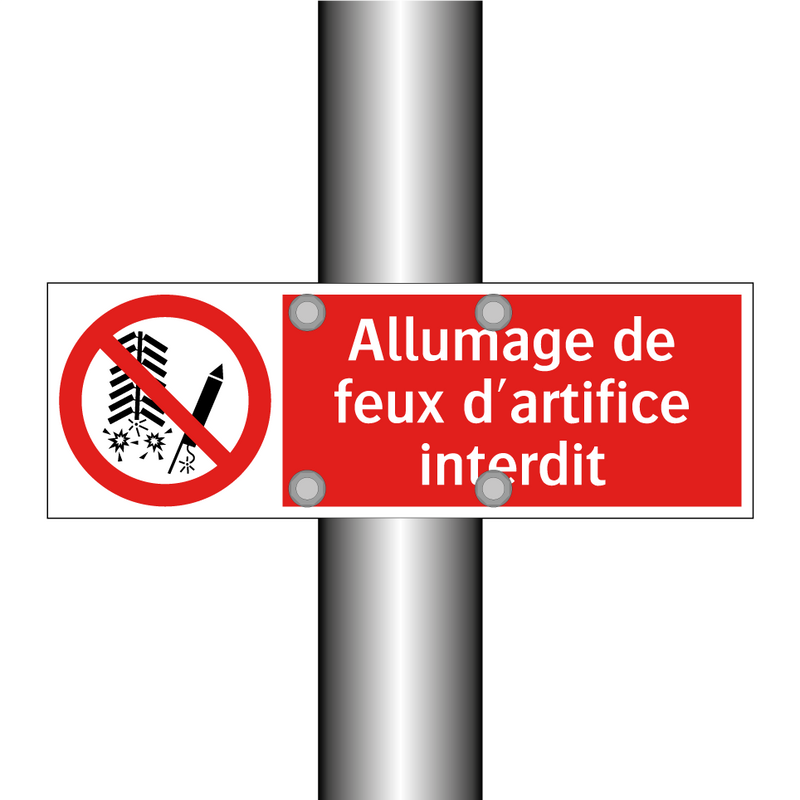 Allumage de feux d'artifice interdit