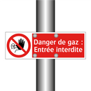 Danger de gaz : Entrée interdite