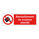 Ravitaillement en essence interdit