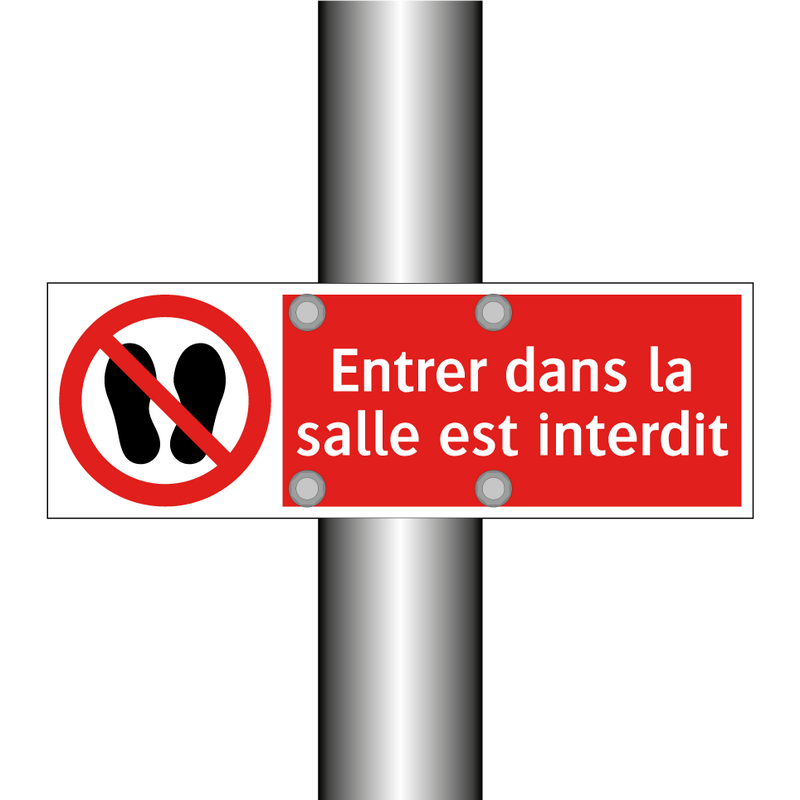 Entrer dans la salle est interdit