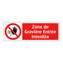 Zone de Gravière Entrée Interdite