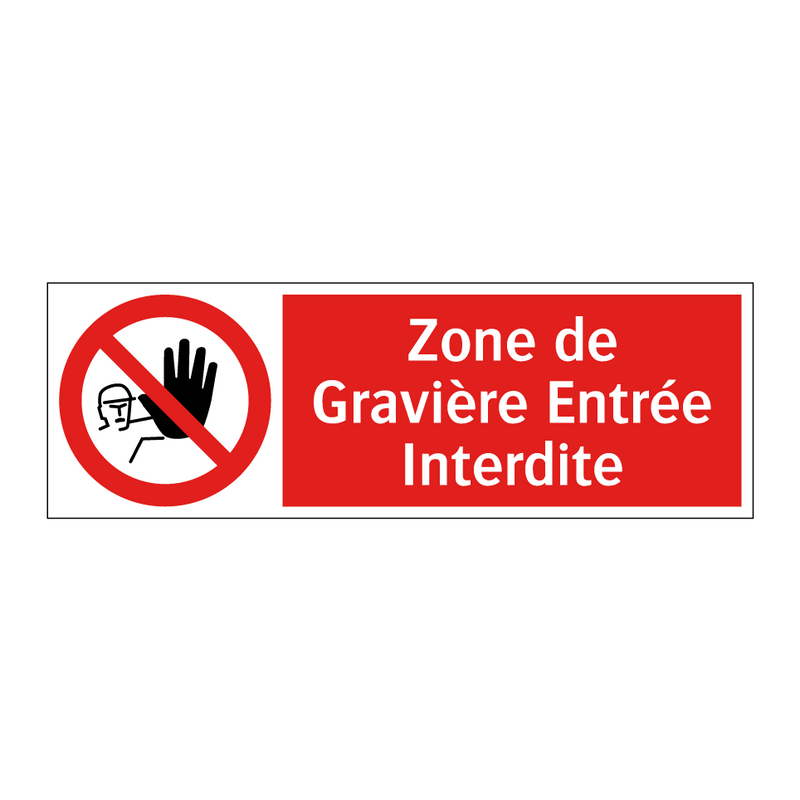 Zone de Gravière Entrée Interdite