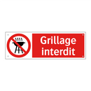 Grillage interdit