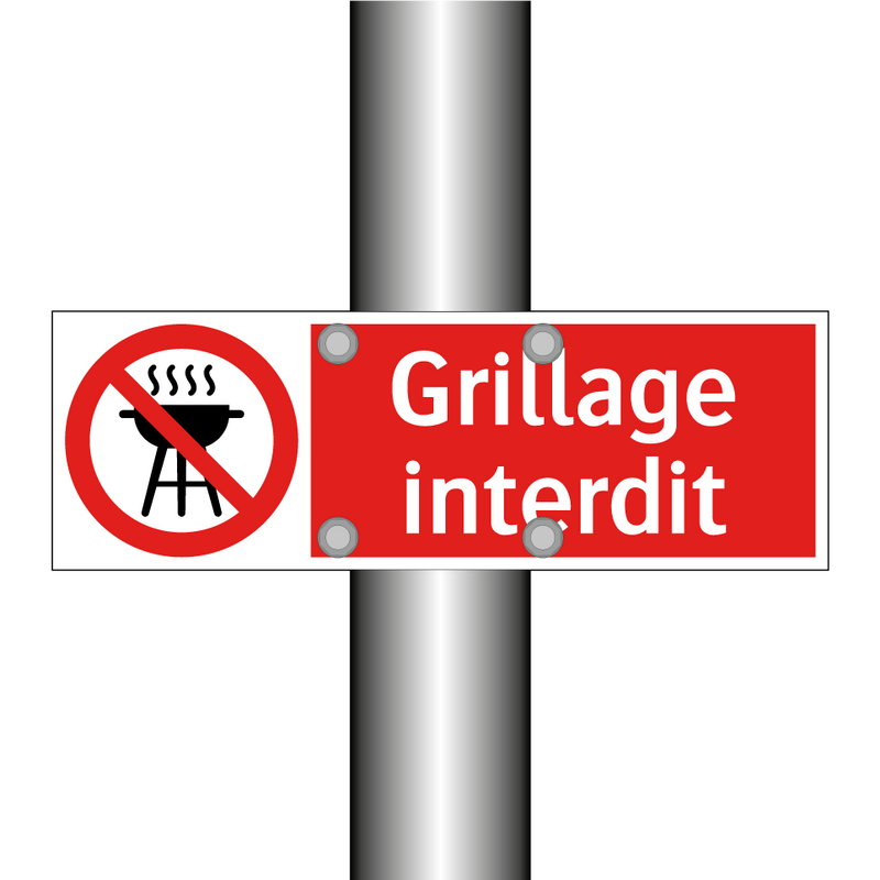 Grillage interdit