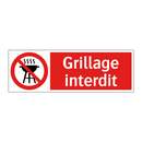 Grillage interdit