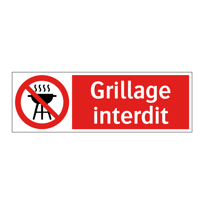 Grillage interdit