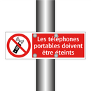 Les téléphones portables doivent être éteints