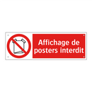 Affichage de posters interdit
