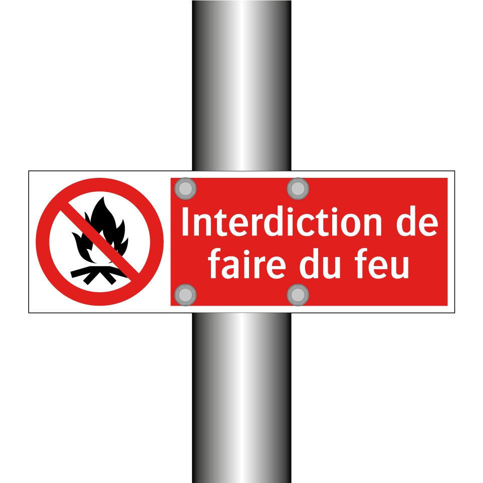 Interdiction de faire du feu