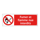 Fumer et flamme nue interdits