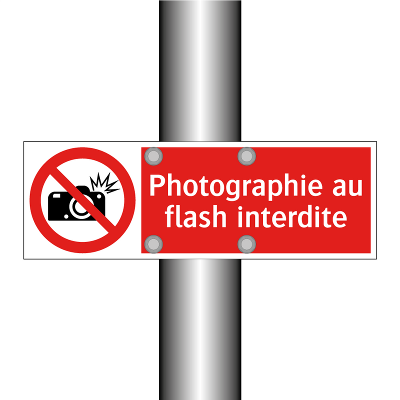 Photographie au flash interdite