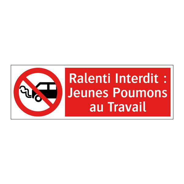 Ralenti Interdit : Jeunes Poumons au Travail