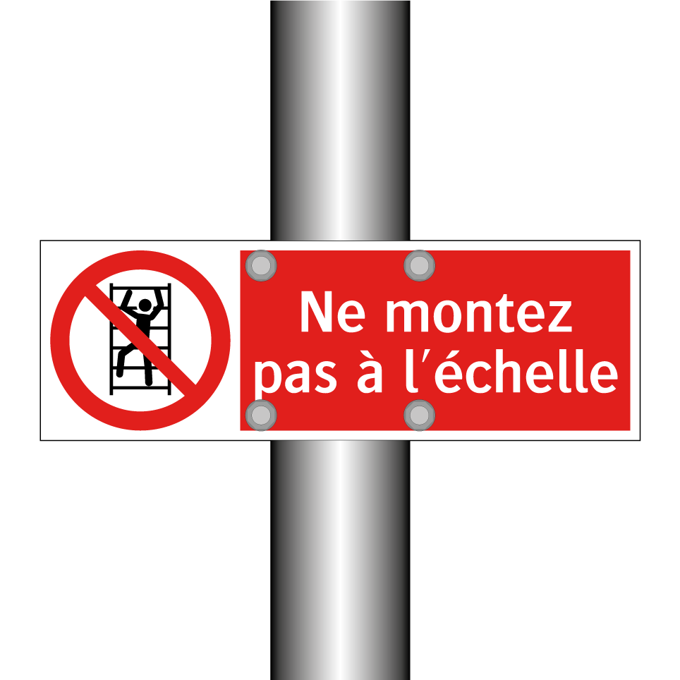 Ne montez pas à l'échelle