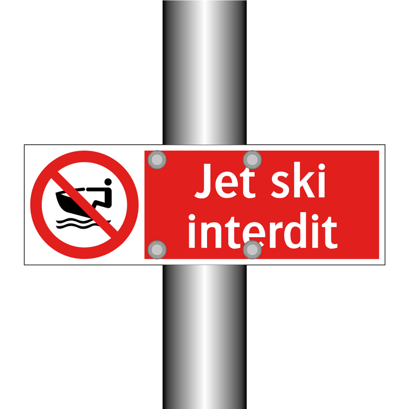 Jet ski interdit