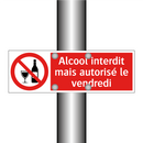 Alcool interdit mais autorisé le vendredi