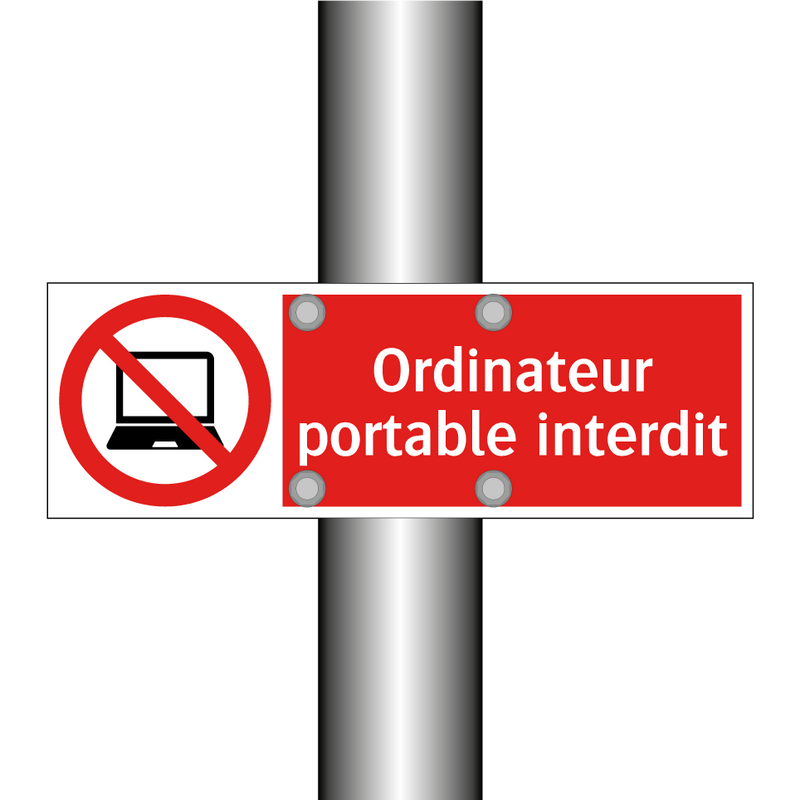Ordinateur portable interdit