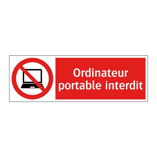 Ordinateur portable interdit