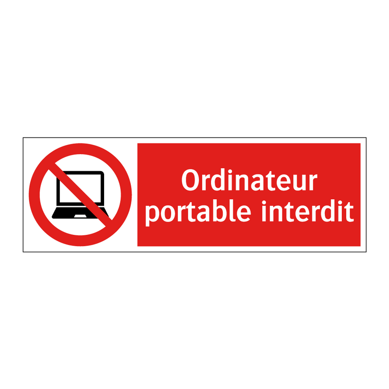 Ordinateur portable interdit