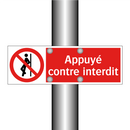 Appuyé contre interdit