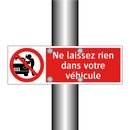 Ne laissez rien dans votre véhicule