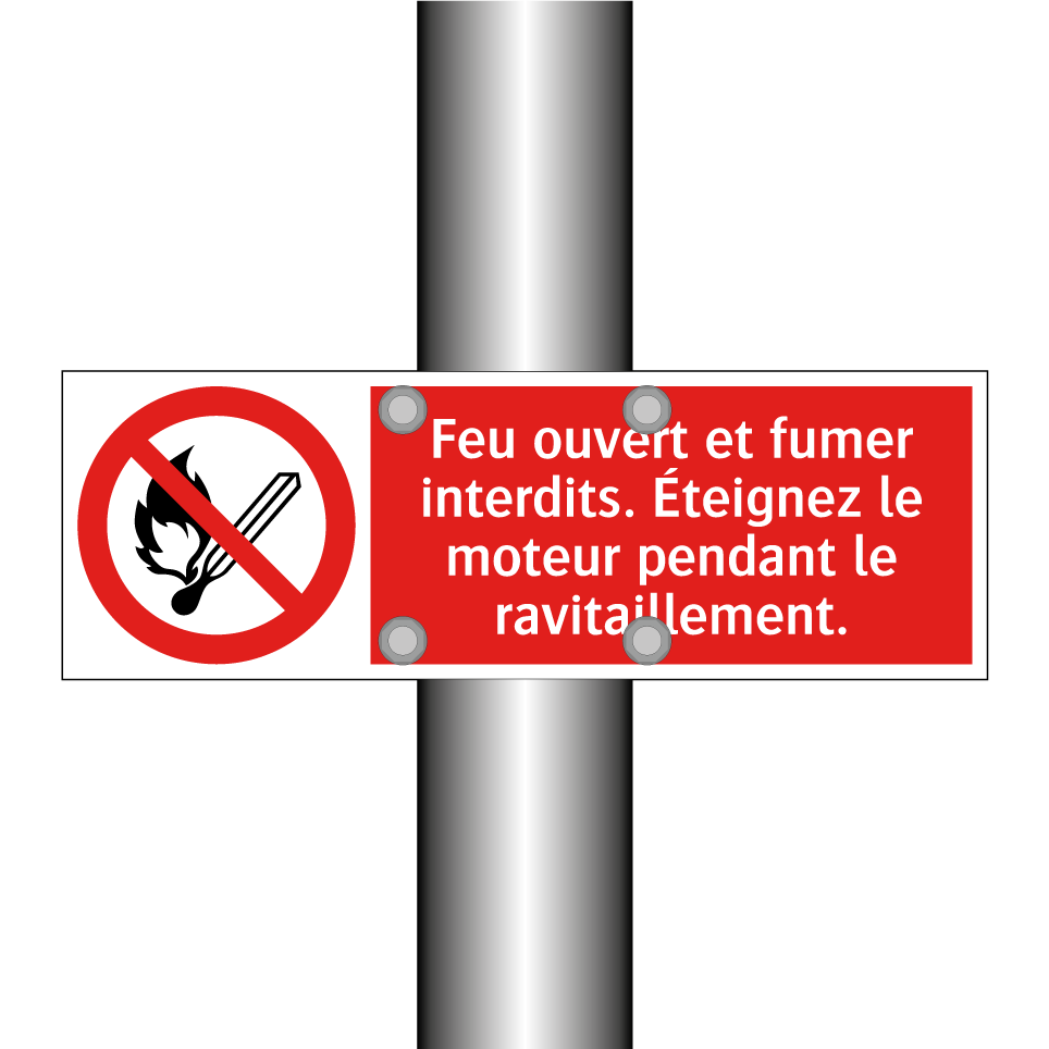 Feu ouvert et fumer interdits. Éteignez le moteur pendant le ravitaillement.