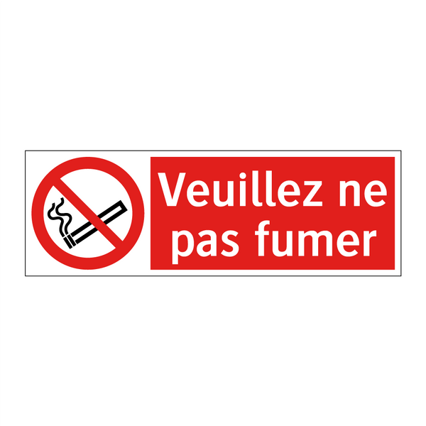 Veuillez ne pas fumer