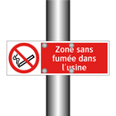 Zone sans fumée dans l'usine