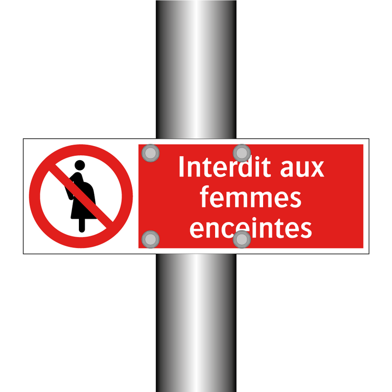 Interdit aux femmes enceintes