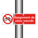 Rangement de vélos interdit