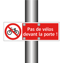 Pas de vélos devant la porte !