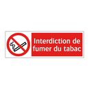 Interdiction de fumer du tabac