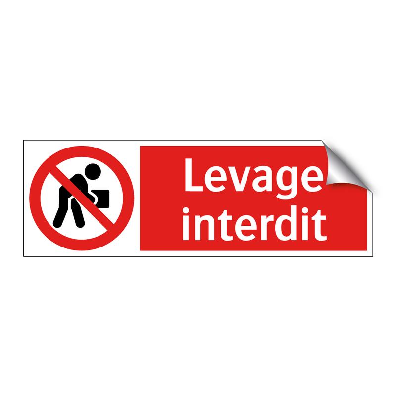 Levage interdit