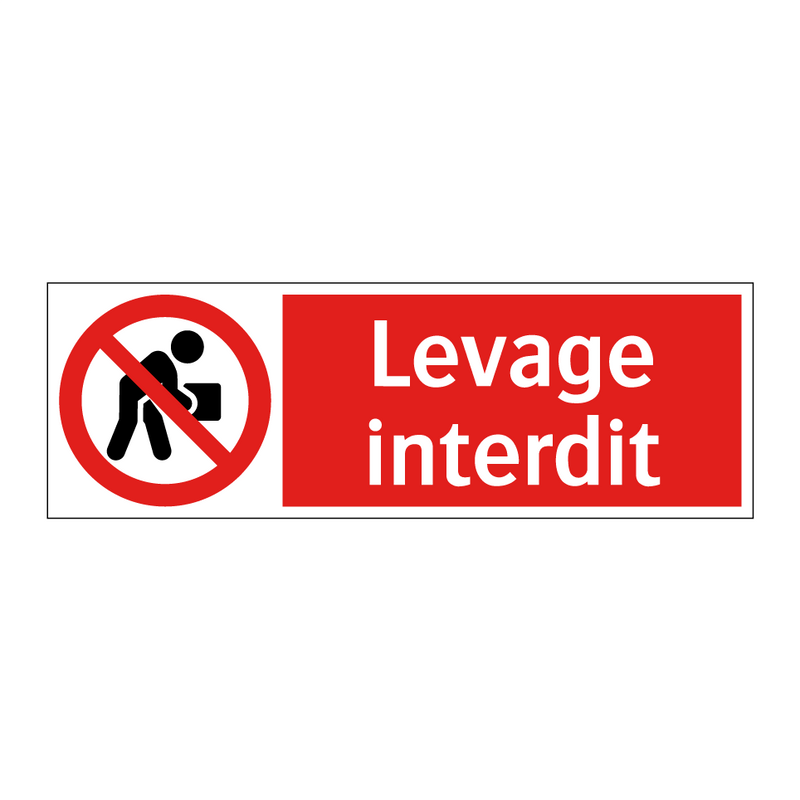 Levage interdit