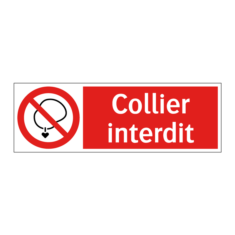 Collier interdit