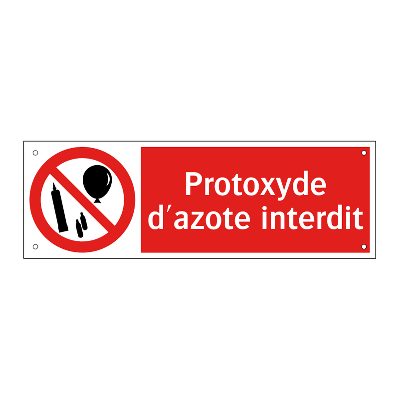 Protoxyde d'azote interdit
