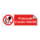 Protoxyde d'azote interdit