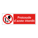 Protoxyde d'azote interdit