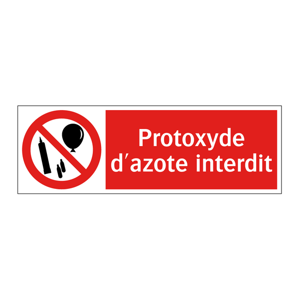 Protoxyde d'azote interdit