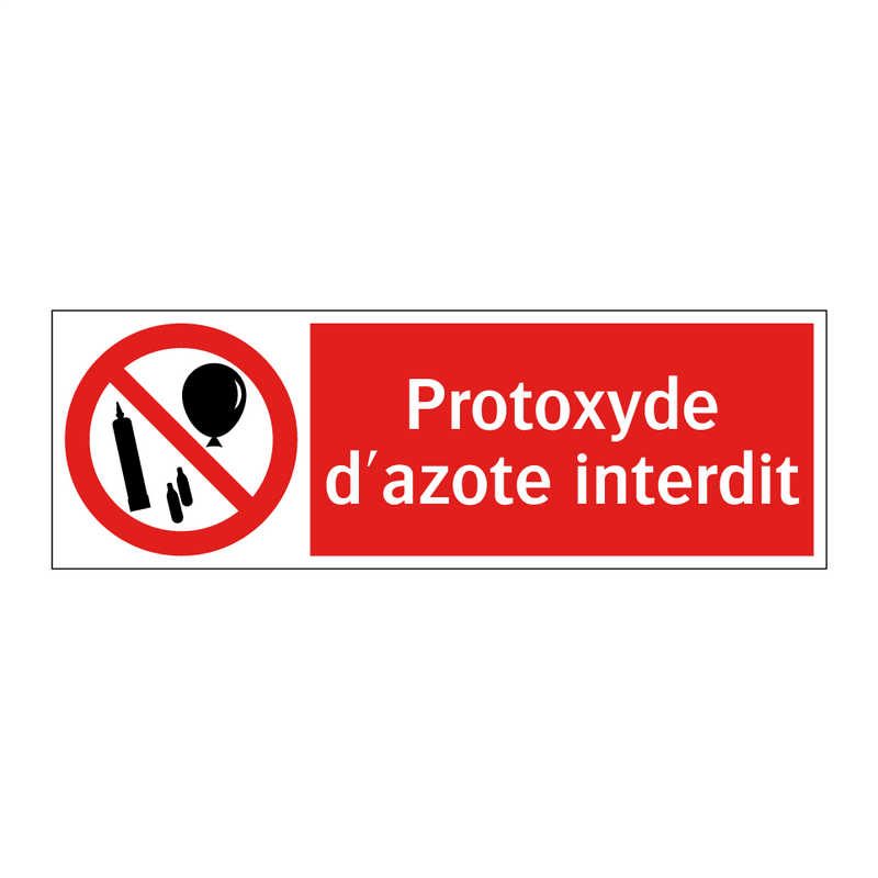 Protoxyde d'azote interdit