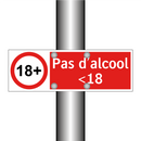 Pas d'alcool <18