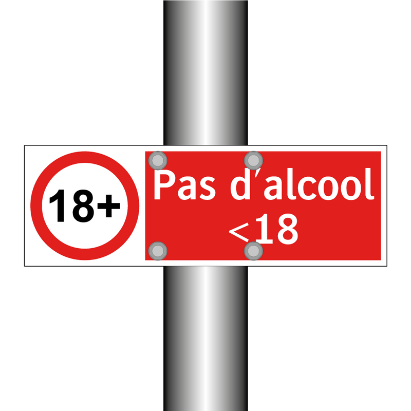Pas d'alcool <18